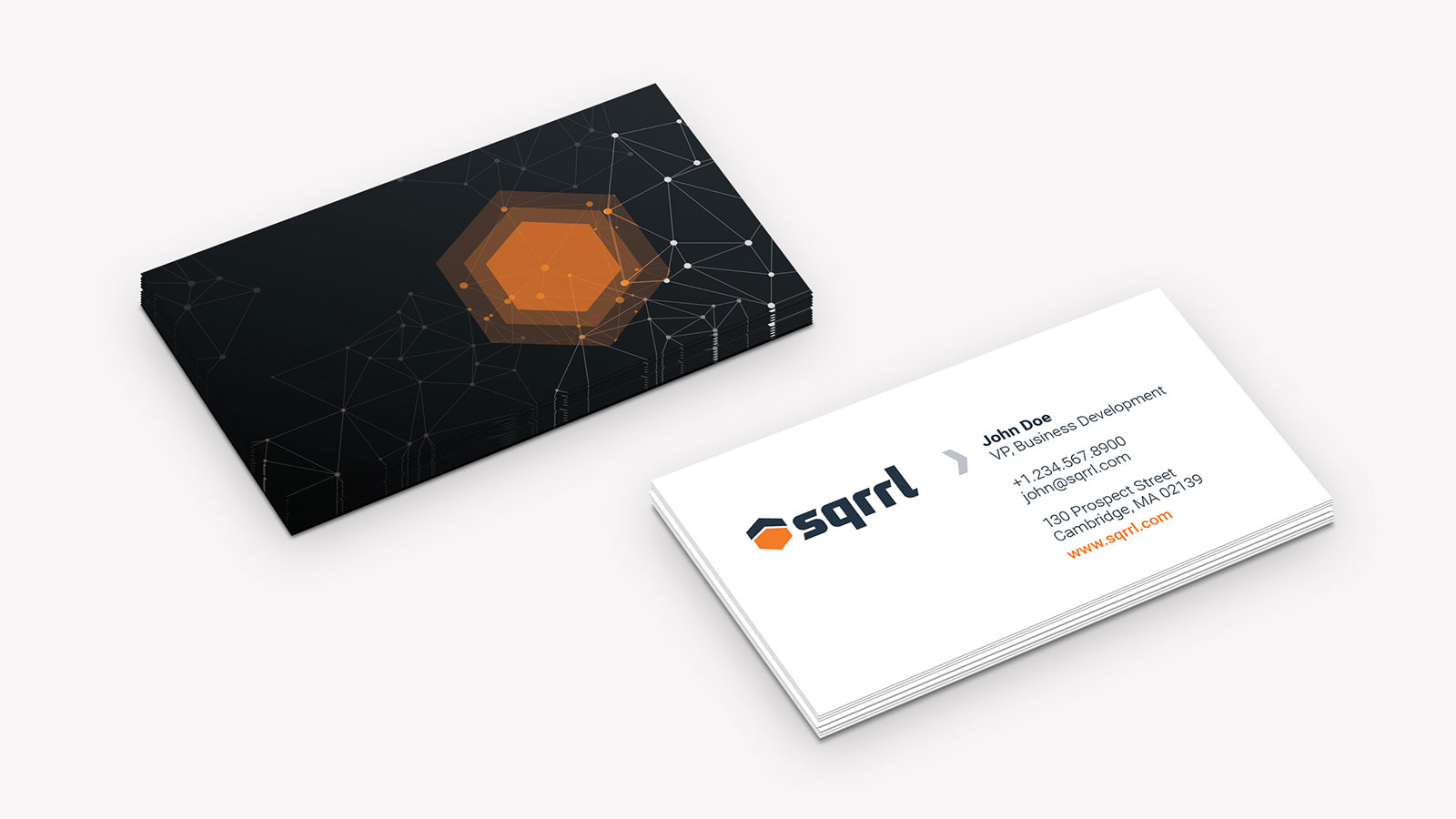 Sqrrl Brand Identity Business Card Design
