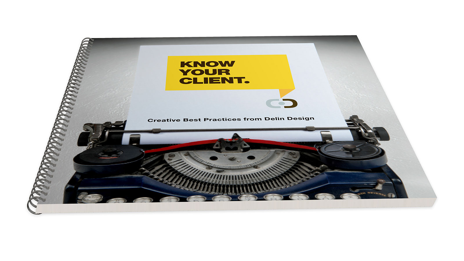 Delin Design "Know Your Client" Promotional Book Cover