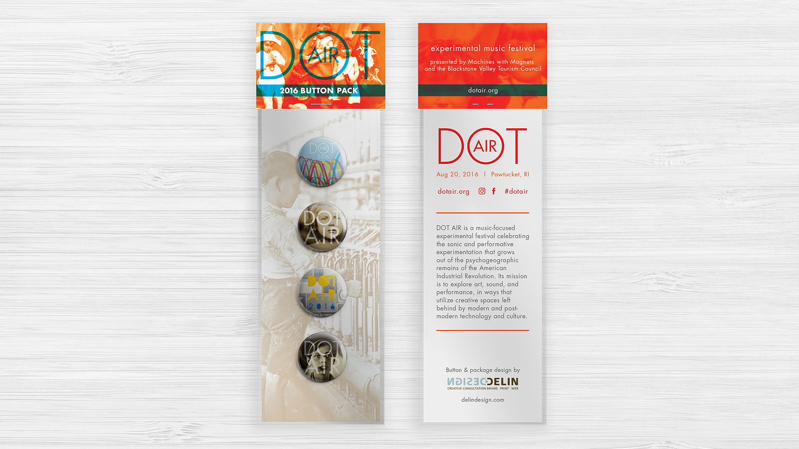 DOT Air: Promotional Button Packaging