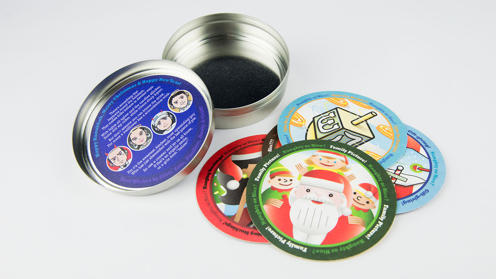 Holiday Coasters Promotion – Full Packaging