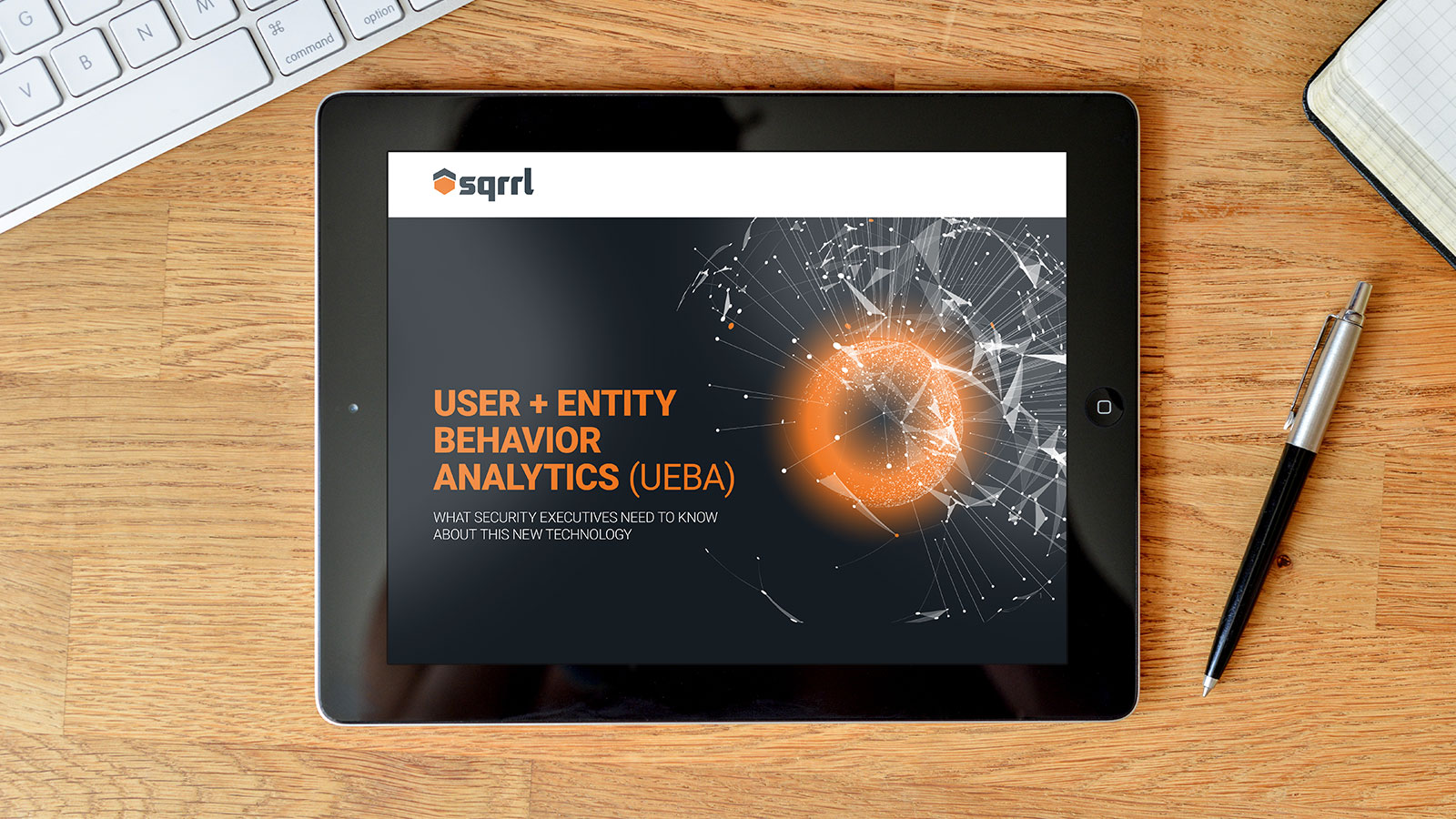 Sqrrl "User + Entity Behavior Analytics" eBook Design