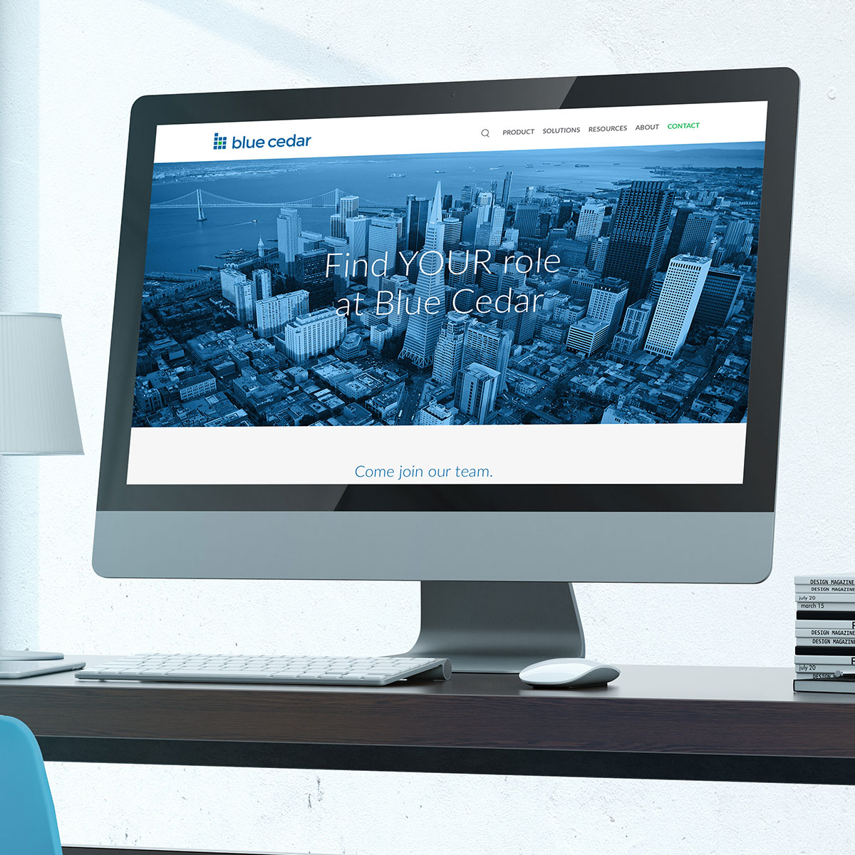 Blue Cedar Website Design Desktop