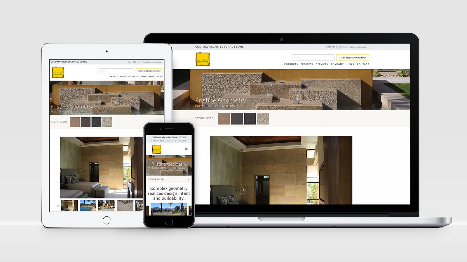 Yellow Mountain Digital Media Website Responsive Design
