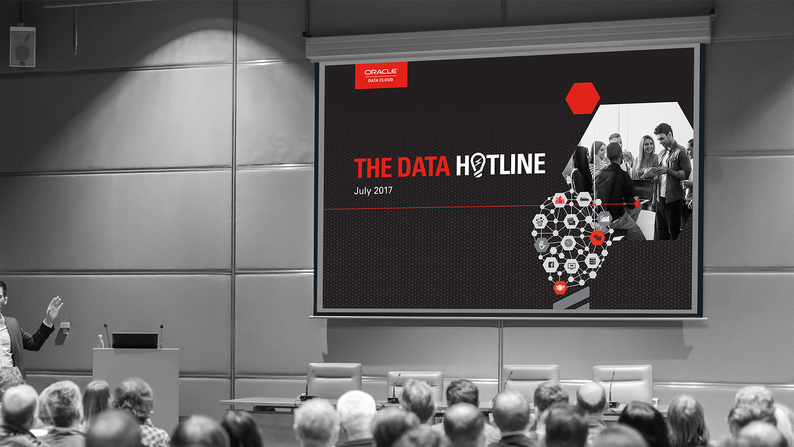 Oracle Data Cloud: The Data Hotline – Brand Identity Powerpoint Presentation