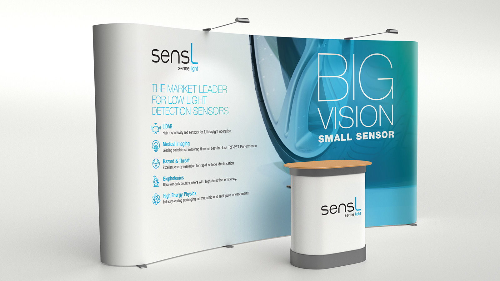 Branding sensL Sense Light Website Tradeshow