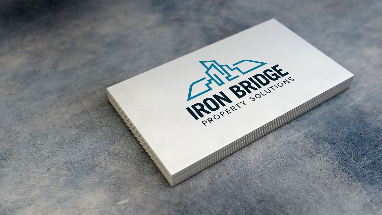 IronBridge Final Logo Design on a Business Card
