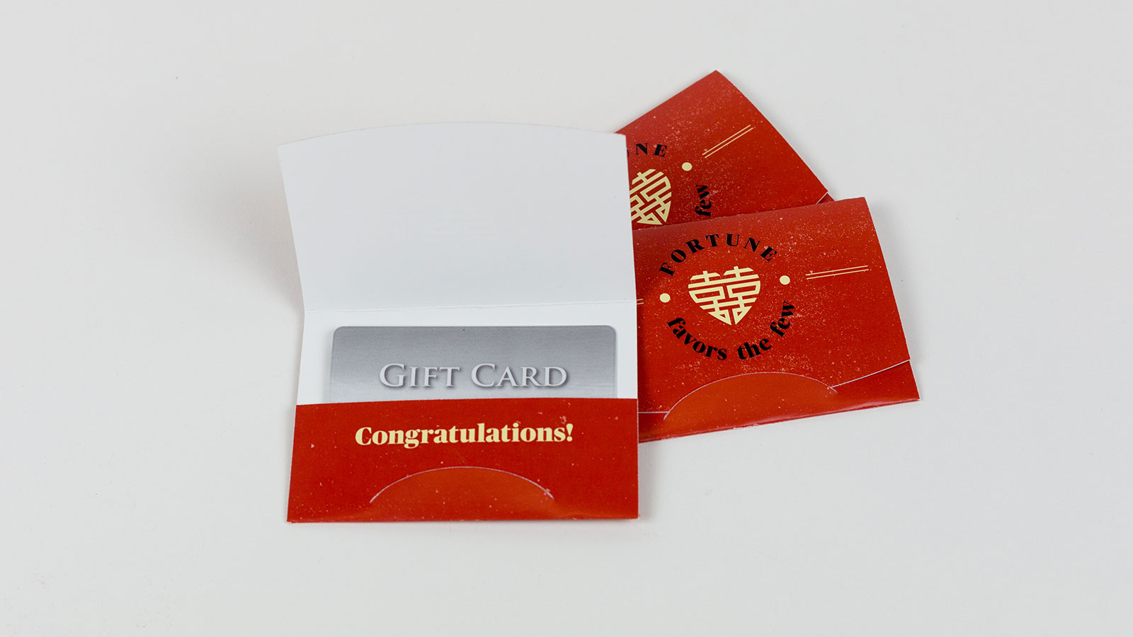 Fortune Cookie Valentine's Day Direct Mail Promotion – Gift Card Packaging