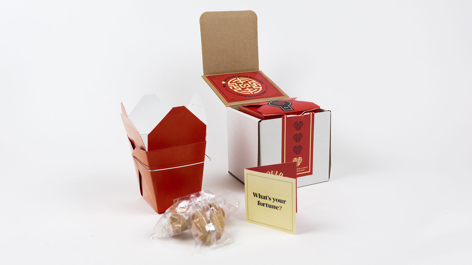 Fortune Cookie Valentine's Day Direct Mail Promotion – Packaging Overview