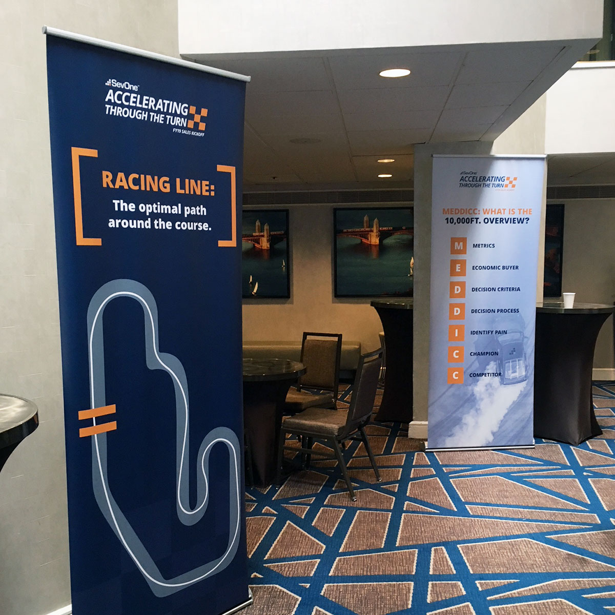 SevOne FY19 Sales Kickoff – Pullup Banners at the Event