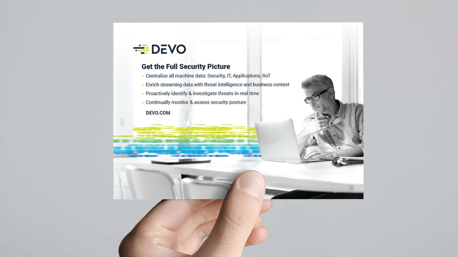 Devo, Inc. Brand Identity – Black Hat Conference Postcard
