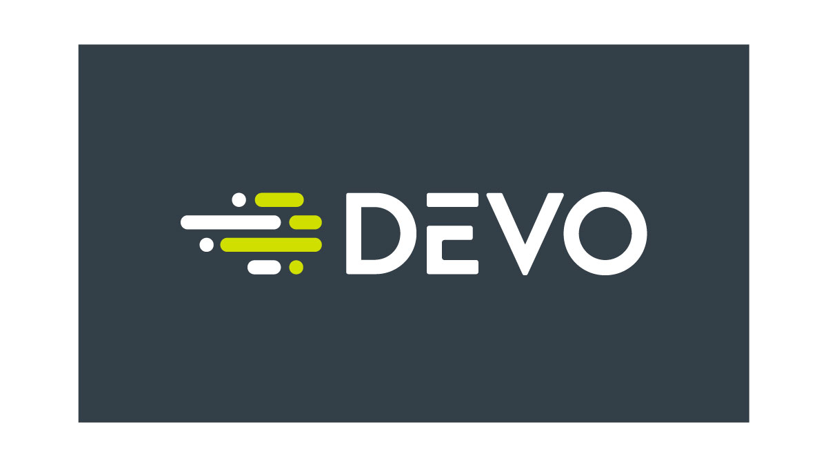 Devo, Inc. Logo – Reverse Colors