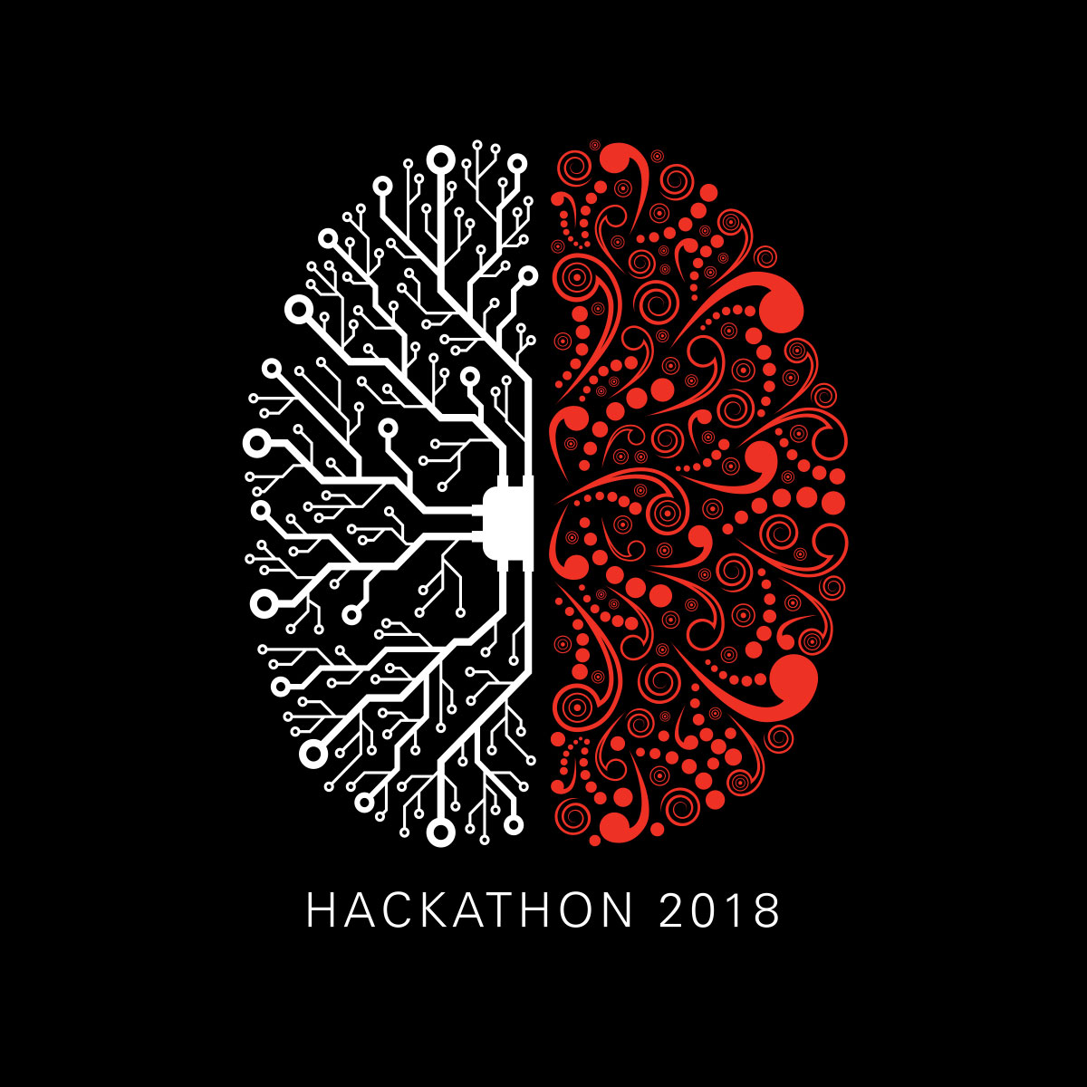Oracle Data Cloud – Hackathon 2018: Brain Hemispheres T-Shirt Design