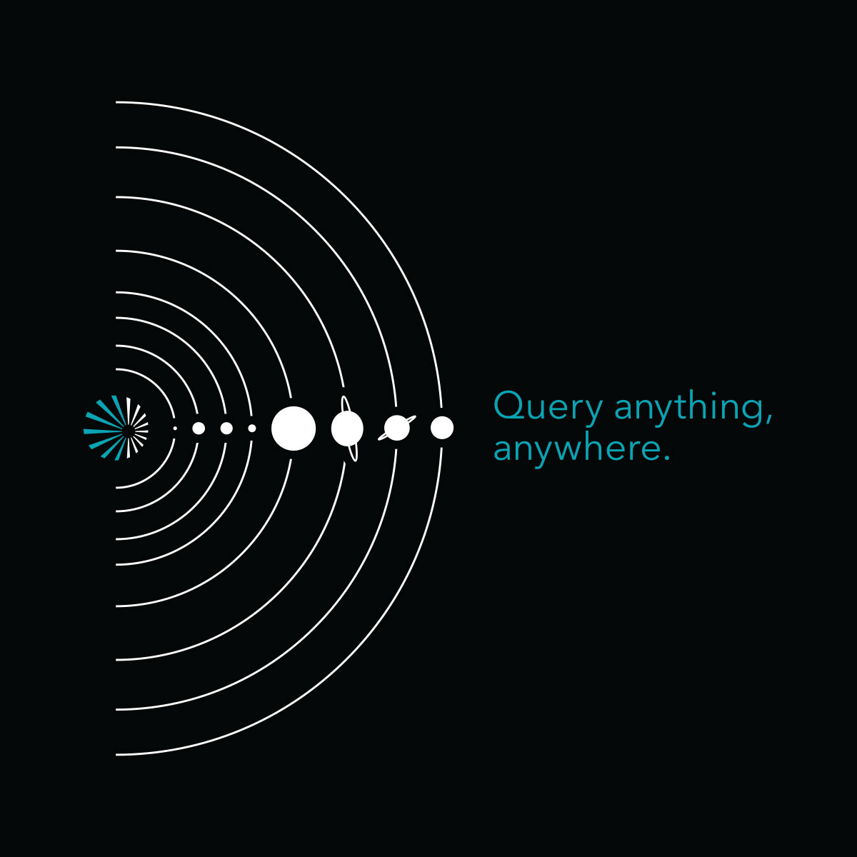 Starburst Data Brand Identity – Solar System T-Shirt Design