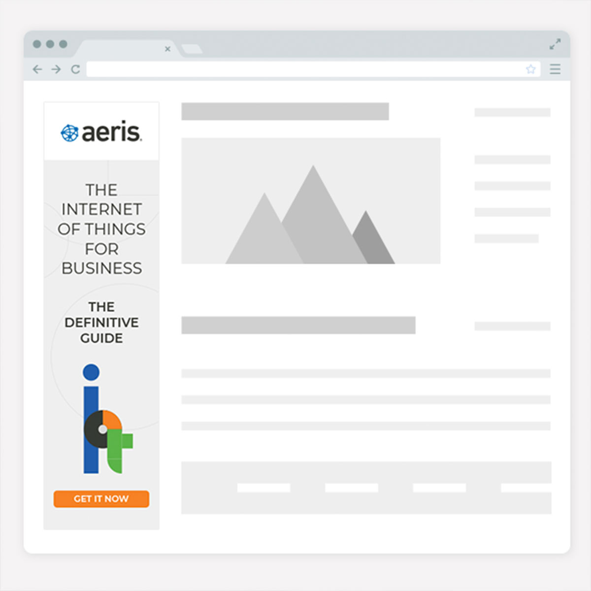 Aeris Internet of Things for Business 3rd Edition Book Campaign – Digital Web Ad