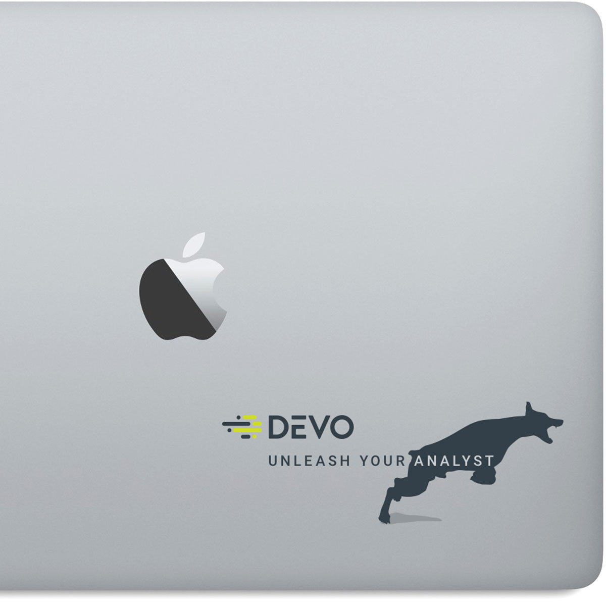 Devo Security Campaign – "Unleash Your Analyst" Laptop Sticker