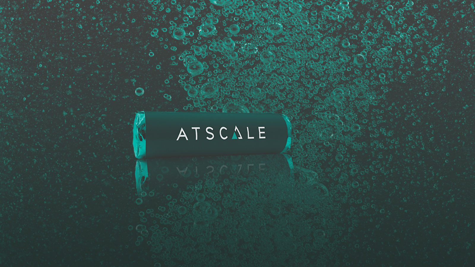 AtScale Mint Roll on Effervescent Background